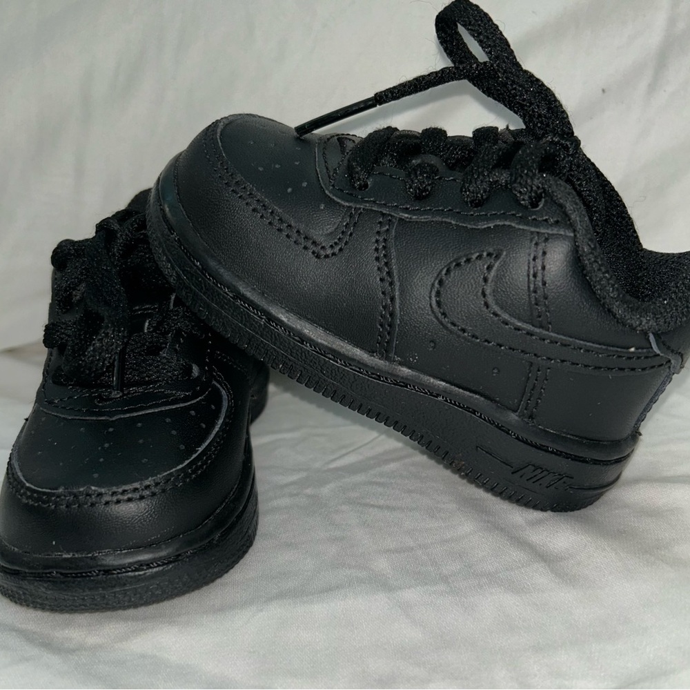 Nike Air Force One Toddler 4c BLACK